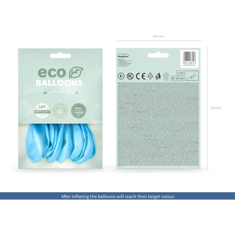 Thumbnail - Partydeco Eco Ballons Hellblau pastel