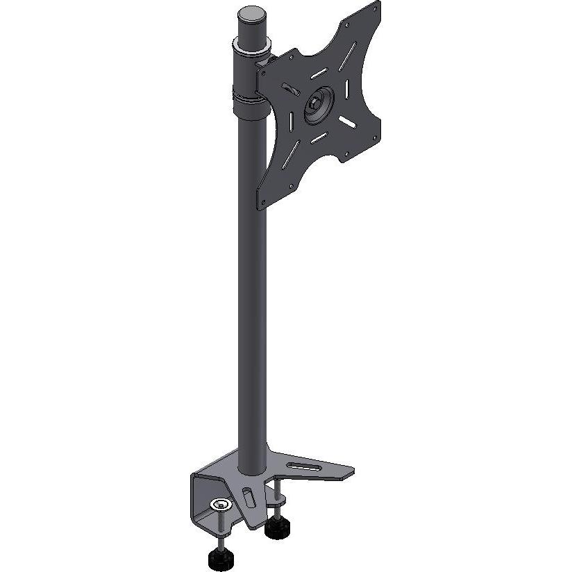 edbak MSV2 Monitorhalterung mit Tischklemme, schwarz (Tisch, 46"), Monitor Halterung, Schwarz