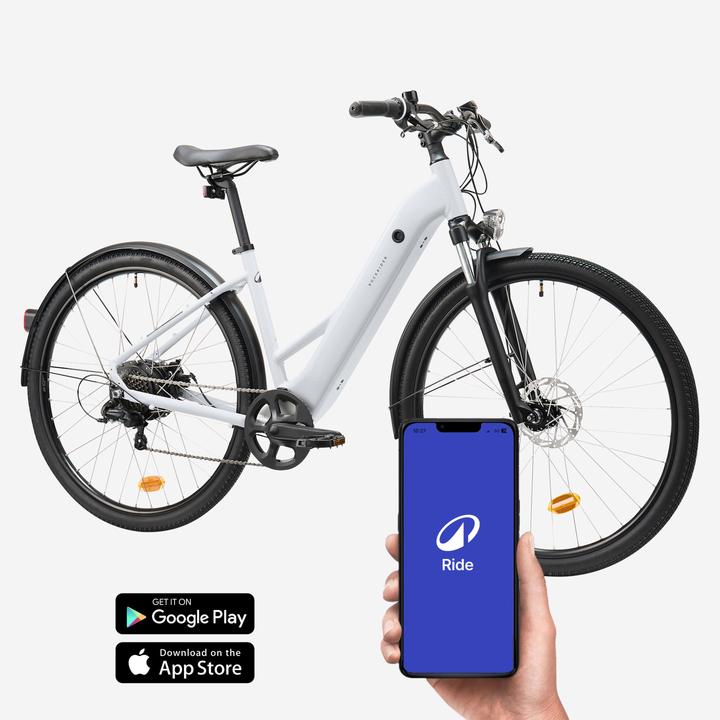 Immagine prodotto Rockrider E-Bike Trekkingrad e-actv 100 niedriger Einstieg perlgrau