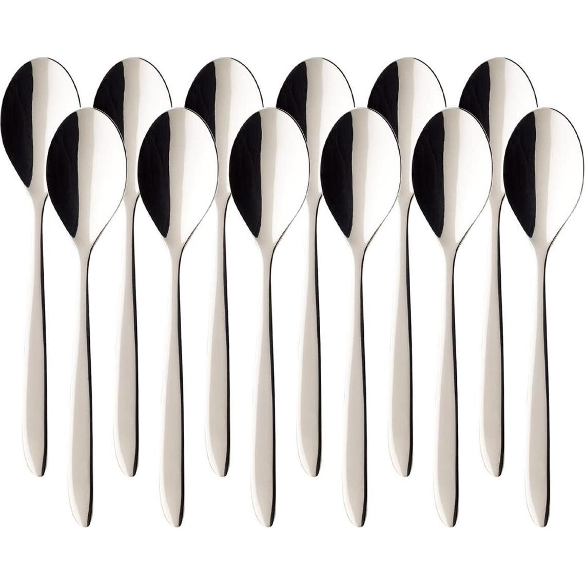 Villeroy & Boch SoftWave Kaffeelöffel, Besteck, Silber