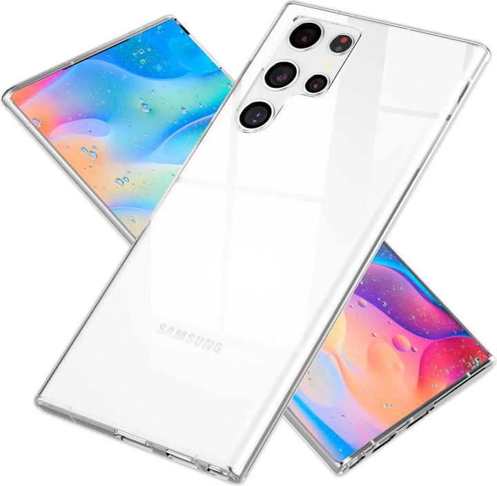 Nalia Klare Transparente Silikon Hülle (Samsung Galaxy S22 Ultra)