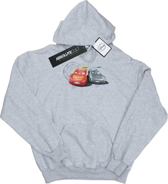 Immagine prodotto Disney Cars Lightning Vs Storm Felpa con Cappuccio Ragazzi (128)