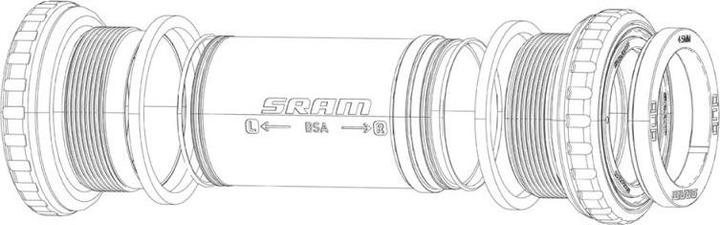 Produktbild Sram Bottom Bracket Spacer Kit DUB