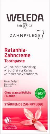 Productafbeelding Weleda Ratanhia tandpasta (75 ml)