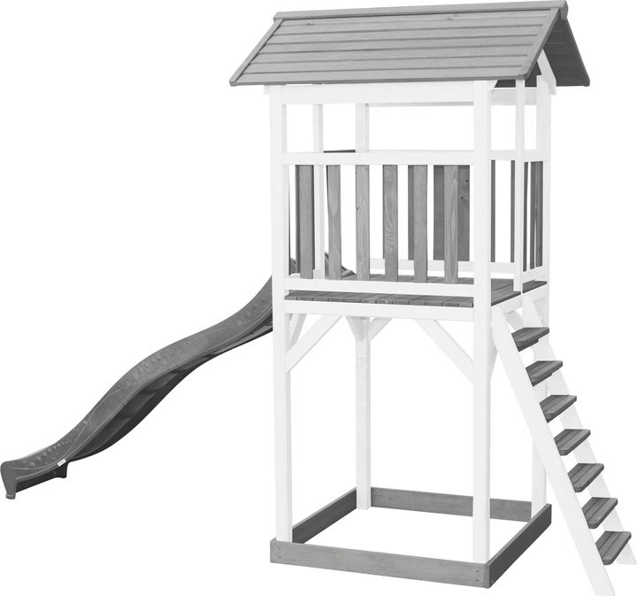Produktbild Axi Beach Tower Spielturm - Graue Rutsche