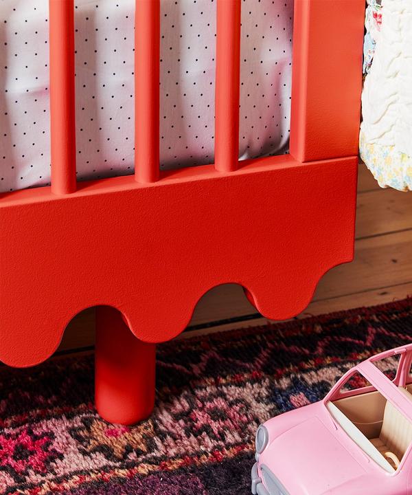 Image du produit Oeuf Lit bébé Moss, Rouge (70 x 140 cm)