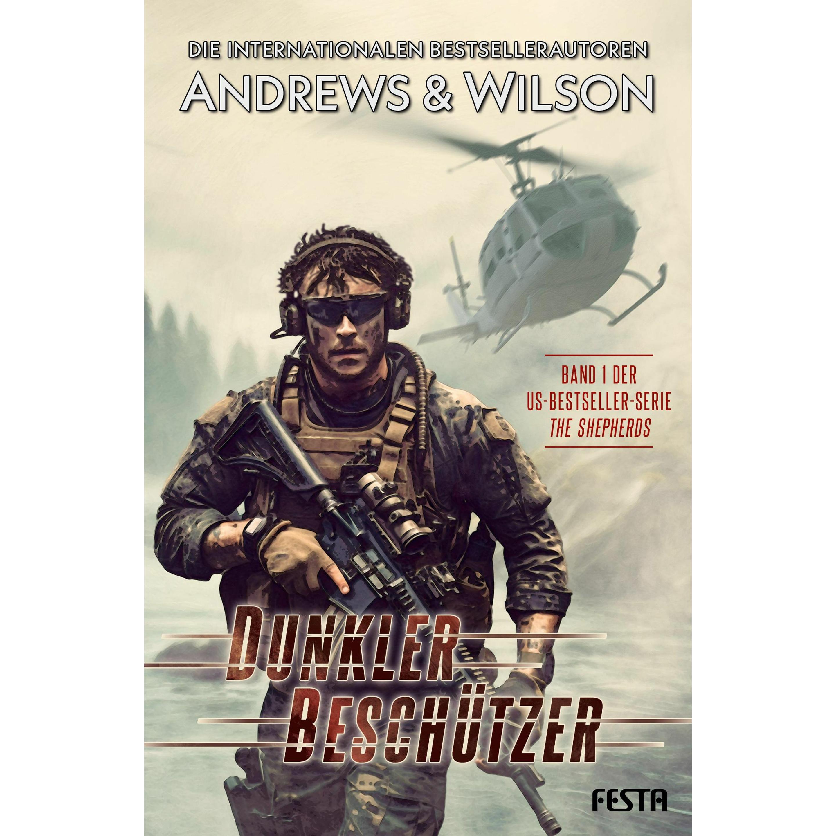 Dunkler Beschützer, Belletristik von Jeffrey Wilson, Brian Andrews