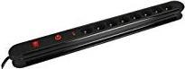 Actual product image Velleman 8-Way Socket-Outlet With Overload & Surge Protection - Pin Earth (8x, CEE 7/5, 1.50 m)