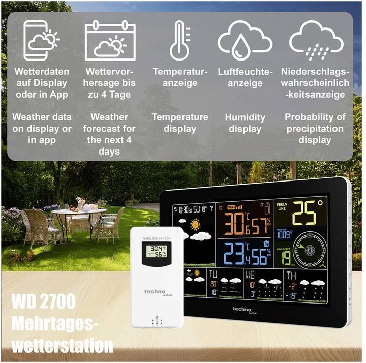 Image du produit Technoline Station météo connectée