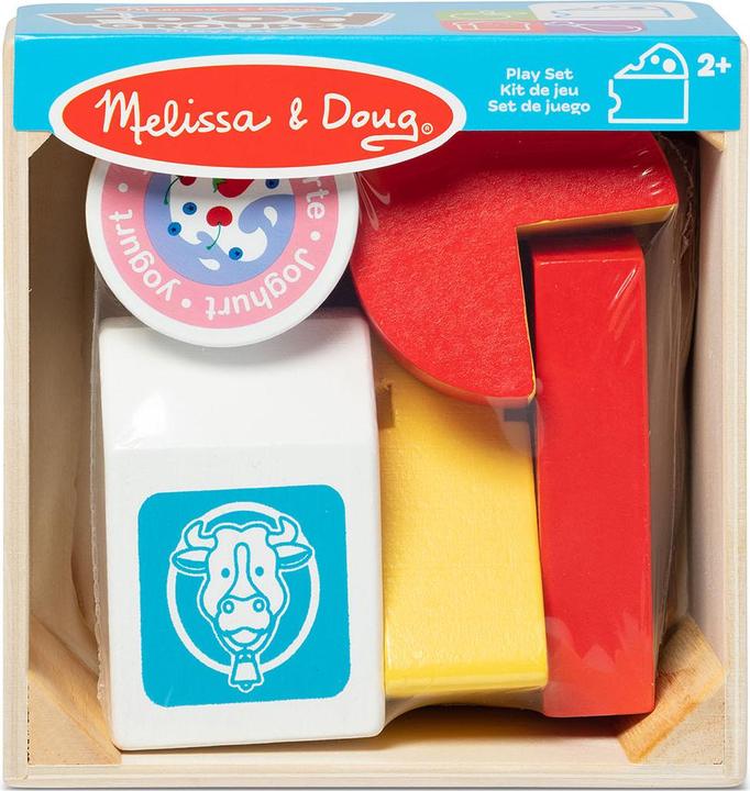 Melissa & Doug Wooden Food Groups Play Set - Dairy