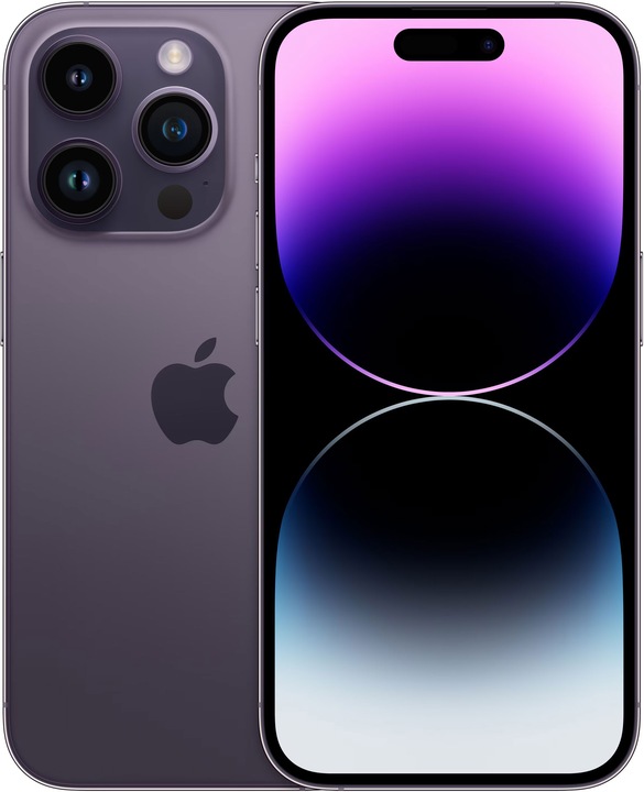 Produktbild Apple iPhone 14 Pro (256 GB, Deep Purple, 6.10", SIM + eSIM, 48 Mpx, 5G)