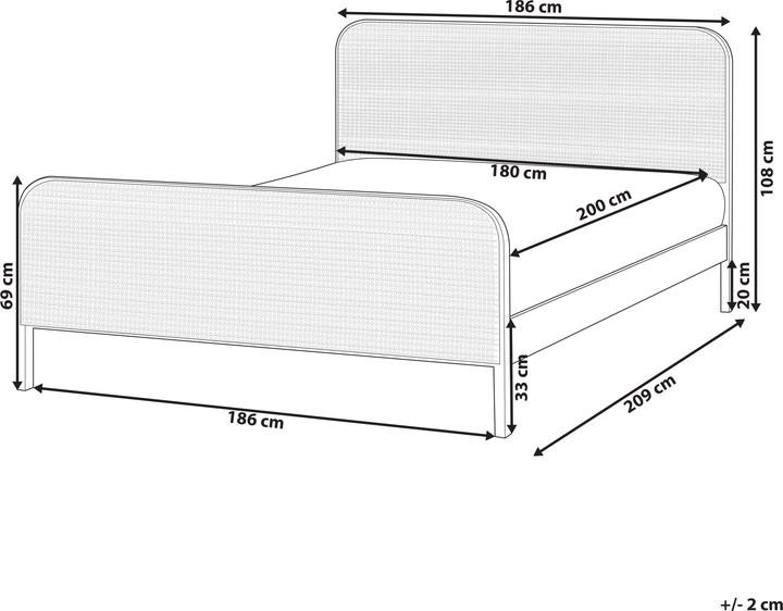 Actual product image Beliani Gonfaron (180 x 200 cm)