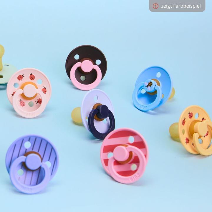 Actual product image Bibs - Pacifier Studio Colour 2 PACK Ladybug Latex - Blush Mix - Size 1 (2x, 0 - 6 Months)