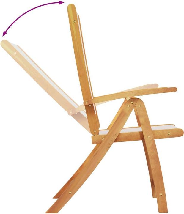 Produktbild vidaXL klappbarer Gartenstuhl