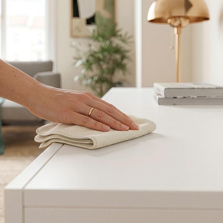 Produktbild En.Casa Hängeboard Evaton 180x32x30 cm Weiss, matt (180 x 31.50 x 30 cm)