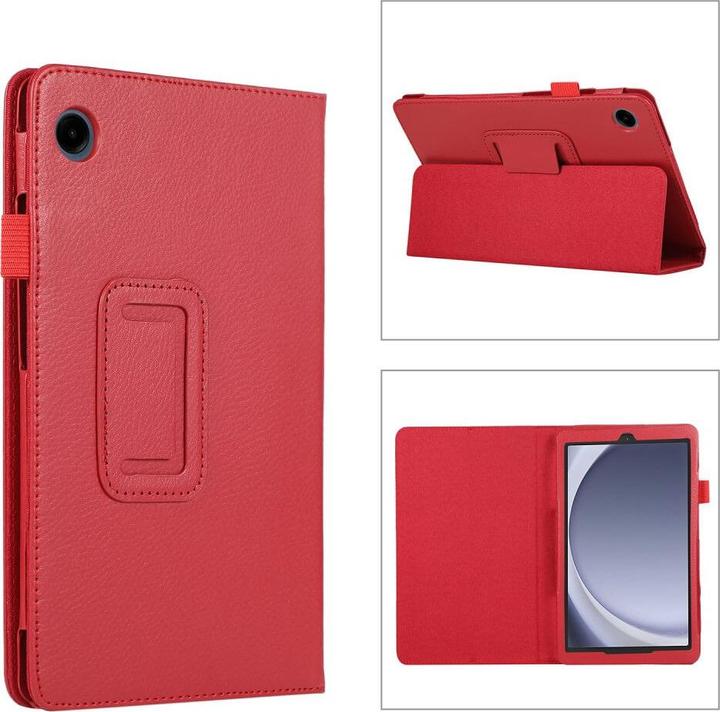 Produktbild Cover-Discount Galaxy Tab A9 - Bi-fold Stand Etui rot (Galaxy Tab A9)
