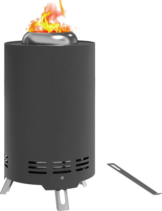 Produktbild Outsunny Feuerschale Edelstahl Grau (16 cm)