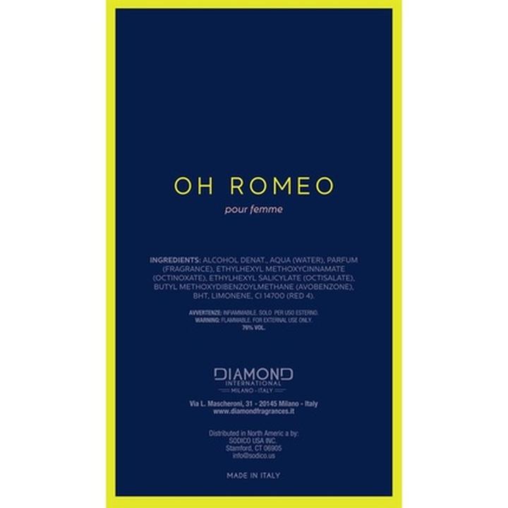 Actual product image Romeo Gigli Oh Romeo (Eau de parfum, 75 ml)