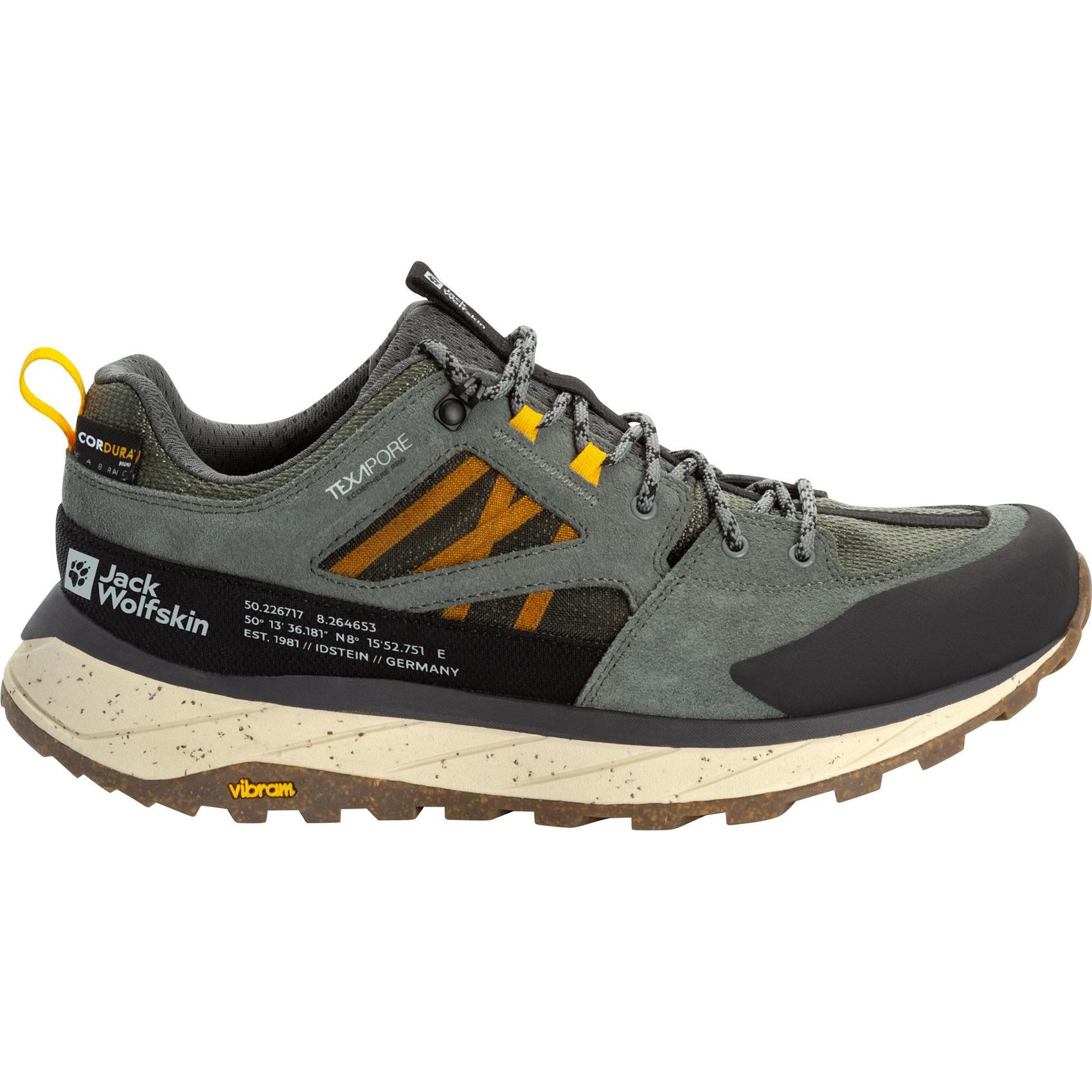 Thumbnail - Jack Wolfskin, Herren, Wanderschuhe, Terraquest Texapore Low M (46), Grün