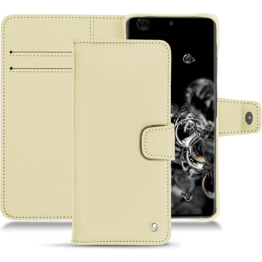 Thumbnail - Noreve Lederschutzhülle Wallet (Samsung Galaxy S20 Ultra 5G), Smartphone Hülle, Beige