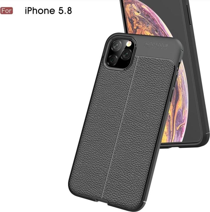 Actual product image Screenguard Apple iPhone 11 Pro Max Case Leather Design TPU Cover (Apple iPhone 11 Pro Max)