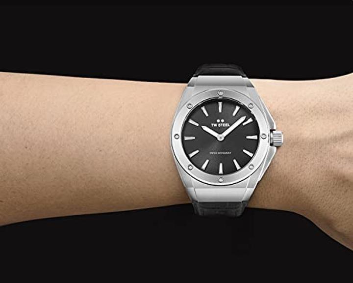 Image du produit TW 1000 Steel CE4033 Horloge CEO Tech Dames 38mm Swiss Movement Zwart Vide (Montre analogique, 38 mm)