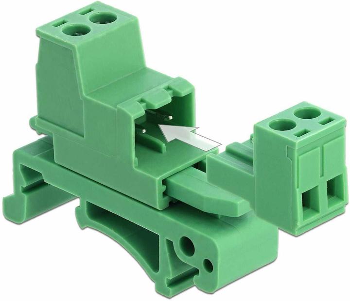 Produktbild Delock Terminalblock Raster gewinkelt 2Pin (G)