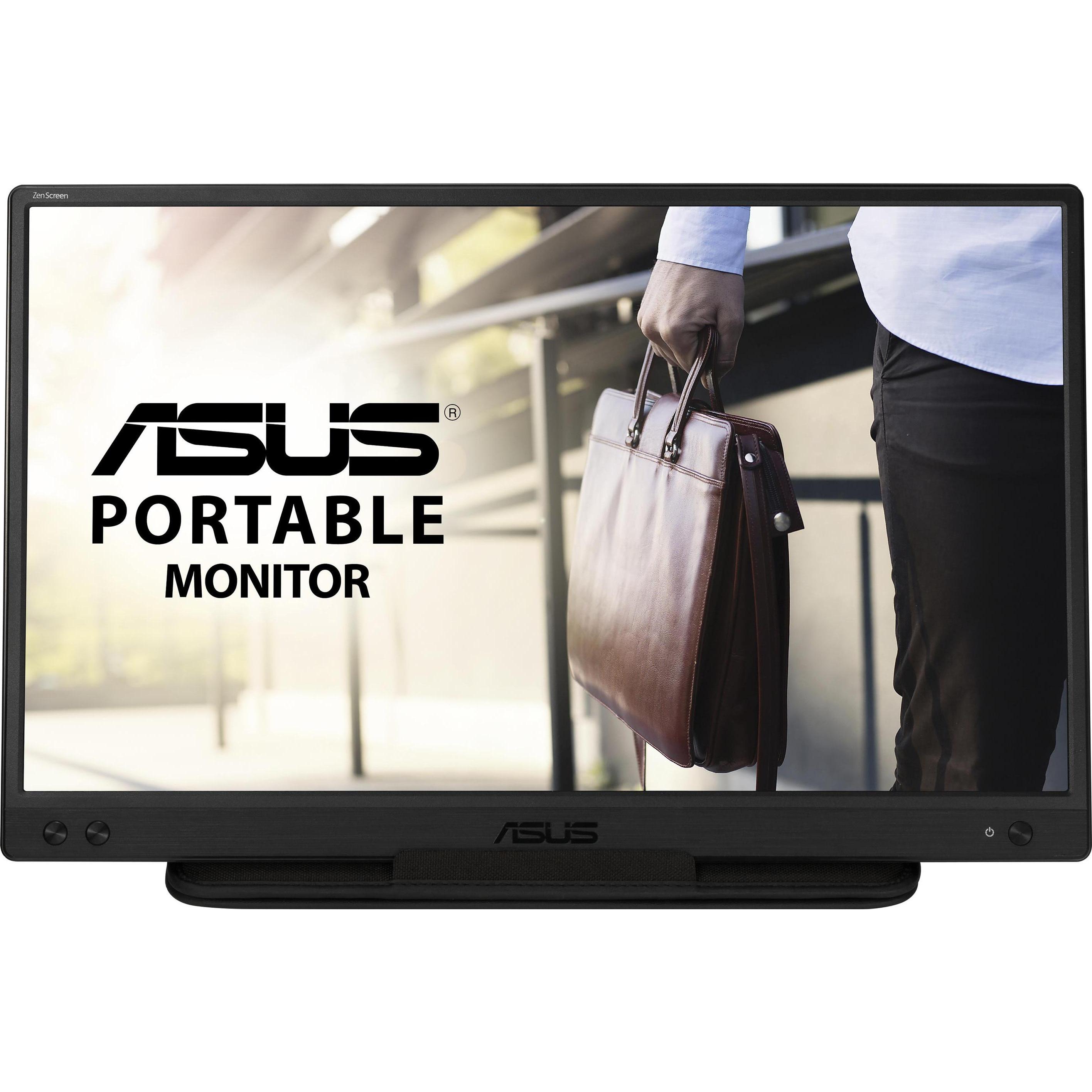 ASUS ZenScreen MB166C (1920 x 1080 Pixel, 15.60"), Monitor, Schwarz