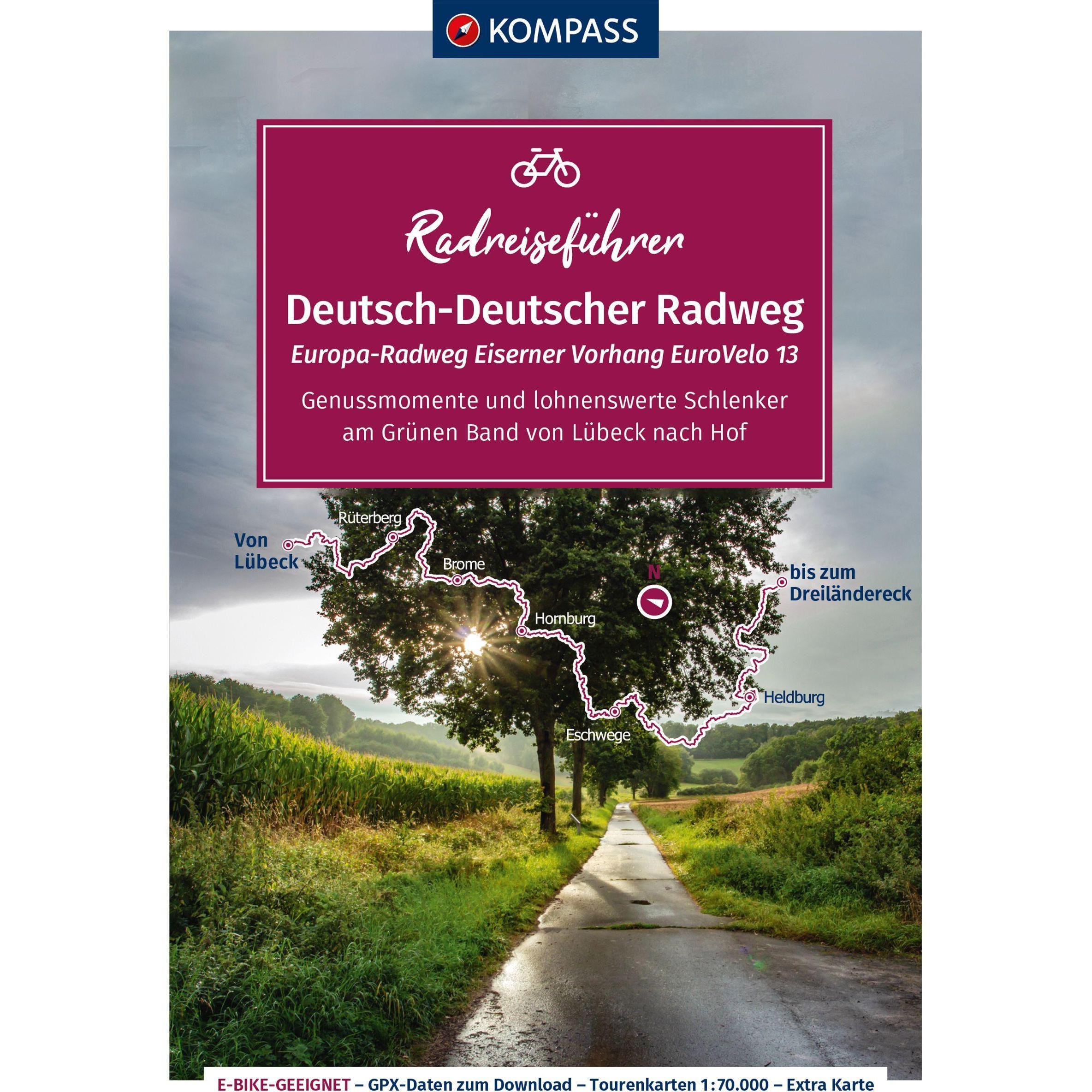 Radreiseführer Europa-Radweg Eiserner Vorhang / Deutsch-Deutscher Radweg, Ratgeber von Maria Strobl