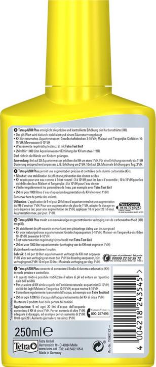 Immagine prodotto Tetra Aqua pH/KH Plus (Cura dell'acqua dell'acquario)