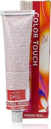 Actual product image Wella Colour Touch Vibrant Reds (77/45 medium blond red-mahogany)