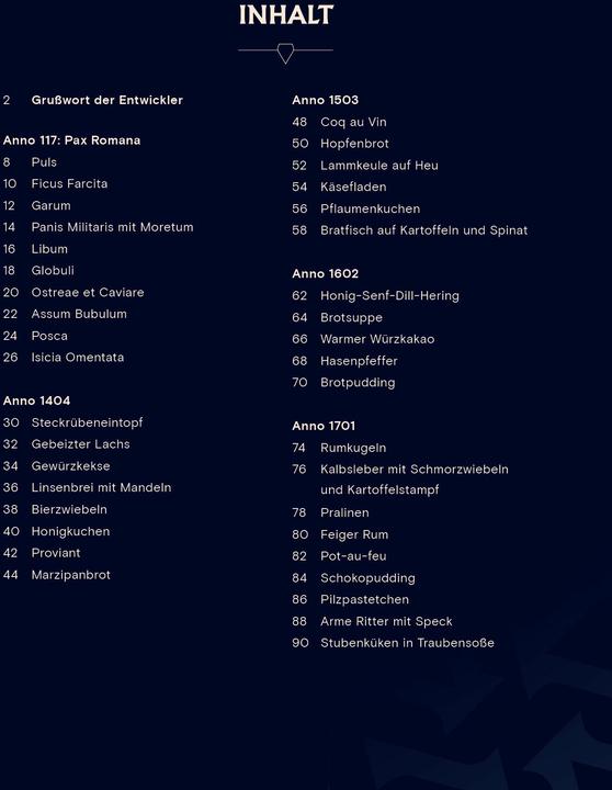 Actual product image Panini Das offizielle Anno Kochbuch (German, Dimitrie Harder, Tom Grimm, 2025)