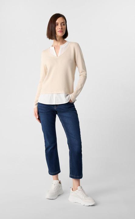 Image du produit Comma Strickpullover 2-in-1-Pullover in Layering-Optik (38)