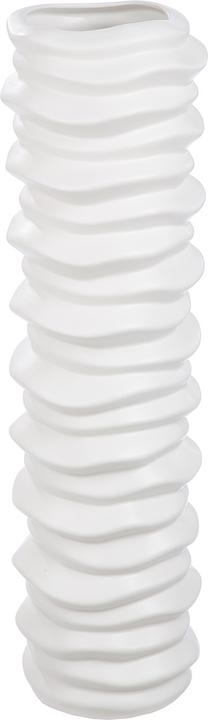 Gilde Rillo Keramik Weiss H: 58 cm