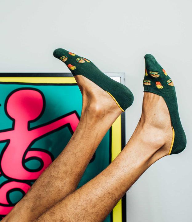 Image du produit DillySocks Socquettes basses "Hidden Junk Food" (Une unité par pack, 41 - 46)