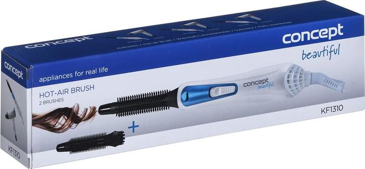 Immagine prodotto Concept KF-1310 Spazzola ad aria calda Blu, Bianco