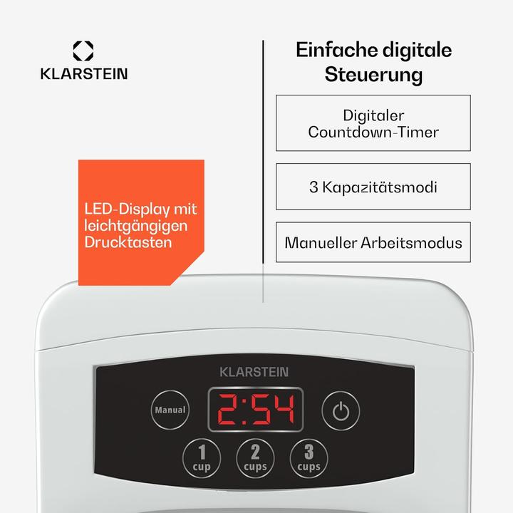 Image du produit Klarstein Elektrische Pastamaschine mit 7 Aufsätzen