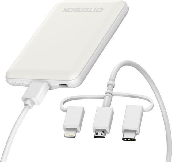 Image du produit OtterBox Mobile charging kit (Bloc d’alimentation standard : 5K mAh + câble 3 en 1) (5000 mAh, 10.50 W, 10.50 Wh)