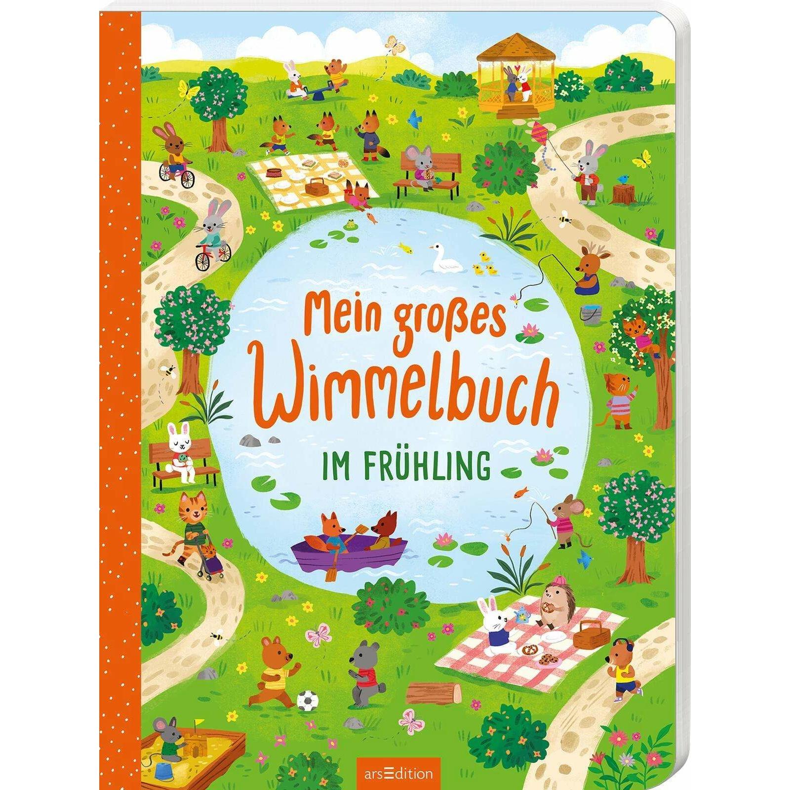 Mein grosses Wimmelbuch – Im Frühling, Kinderbücher von Kathryn Selbert