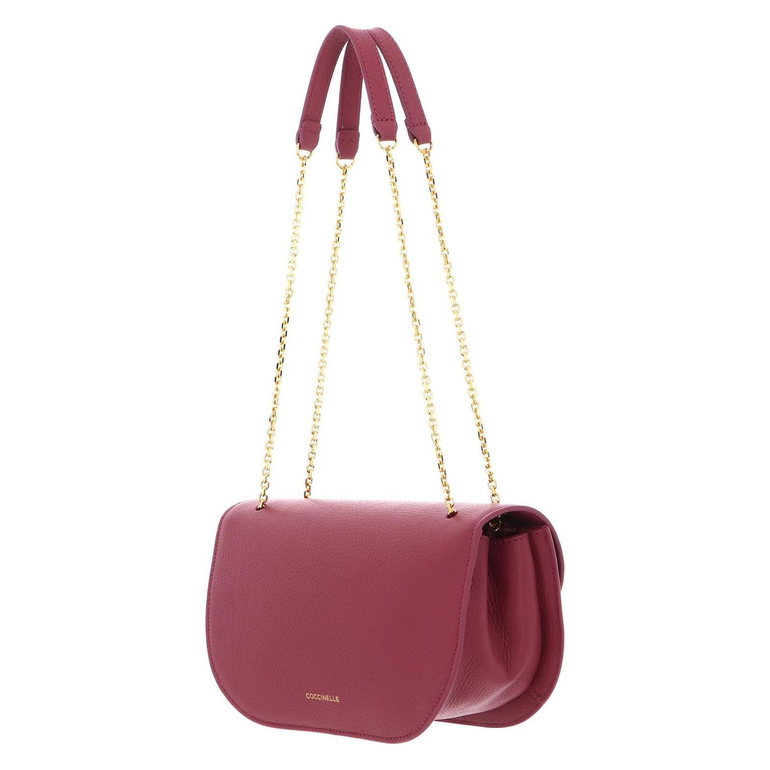 Coccinelle, Damen, Handtasche, Dew Handbag Grained Leather, Pink
