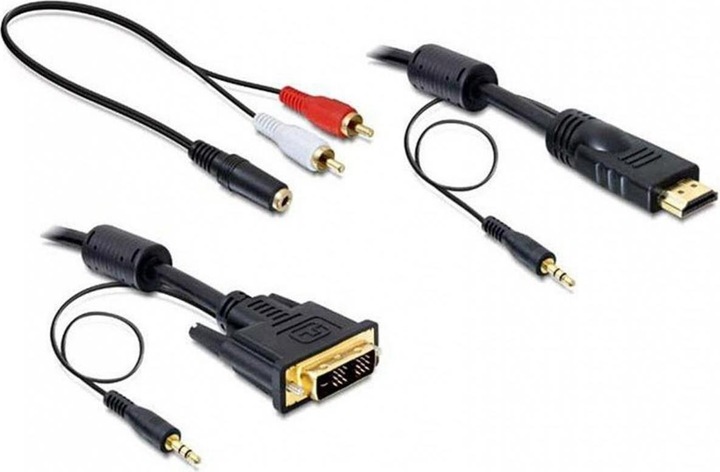 Immagine prodotto Delock HDMI (Typ A) — DVI (2 m, HDMI, DVI)