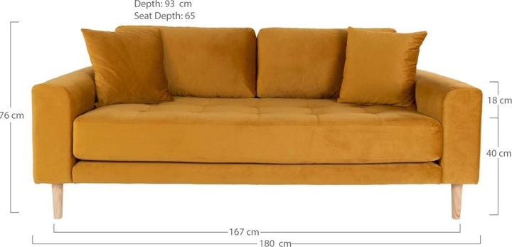 Actual product image House Nordic lido (2.5-seater)