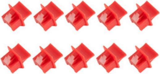 Actual product image Shiverpeaks S-Conn BS08-01022-10 10pcs RJ45 connector dust covers