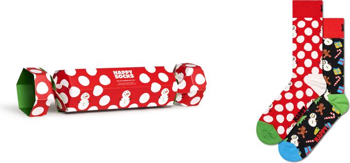 Actual product image Happy Socks Big Dot Snowman (pack of 2, 36 - 40)