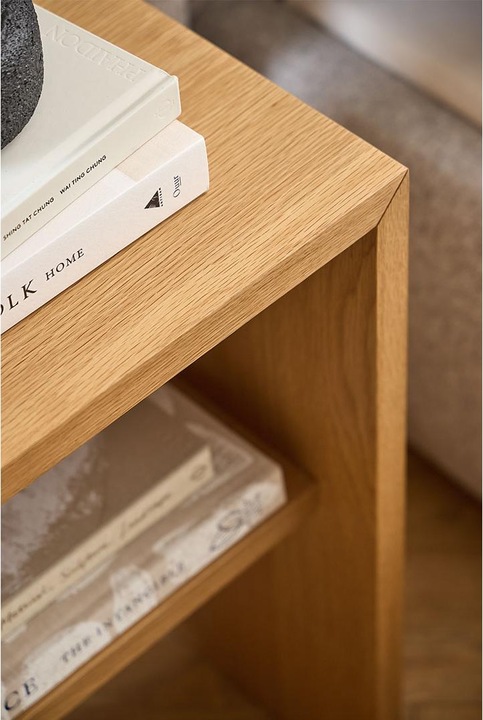 Productafbeelding AC Design Arlon Nachttisch Eiche PU-lackiertes Furnier (45 x 35 x 60 cm)