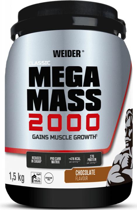 Produktbild Weider Mega Mass 2000 (1500 g, Schokolade)