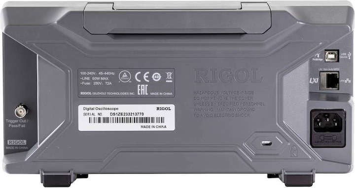 Actual product image Rigol Digital oscilloscope (CAT I)