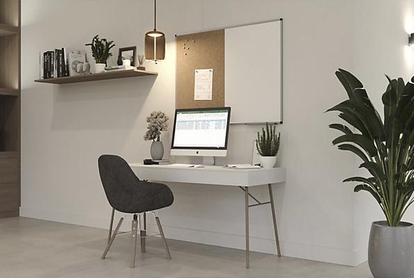 Produktbild Legamaster Comboboard Unite 90 cm x 120 cm, Braun/Weiss (Kombitafel, 120 x 90 cm)