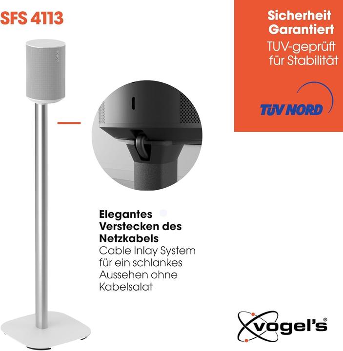 Immagine prodotto Vogels SFS 4113 per Sonos Era 100 (Cavalletto, Non mobile)