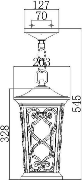 Produktbild Elstead Lighting Enzo Aussen-Hängeleuchte E27 Herbst IP44 (E27, IP44)